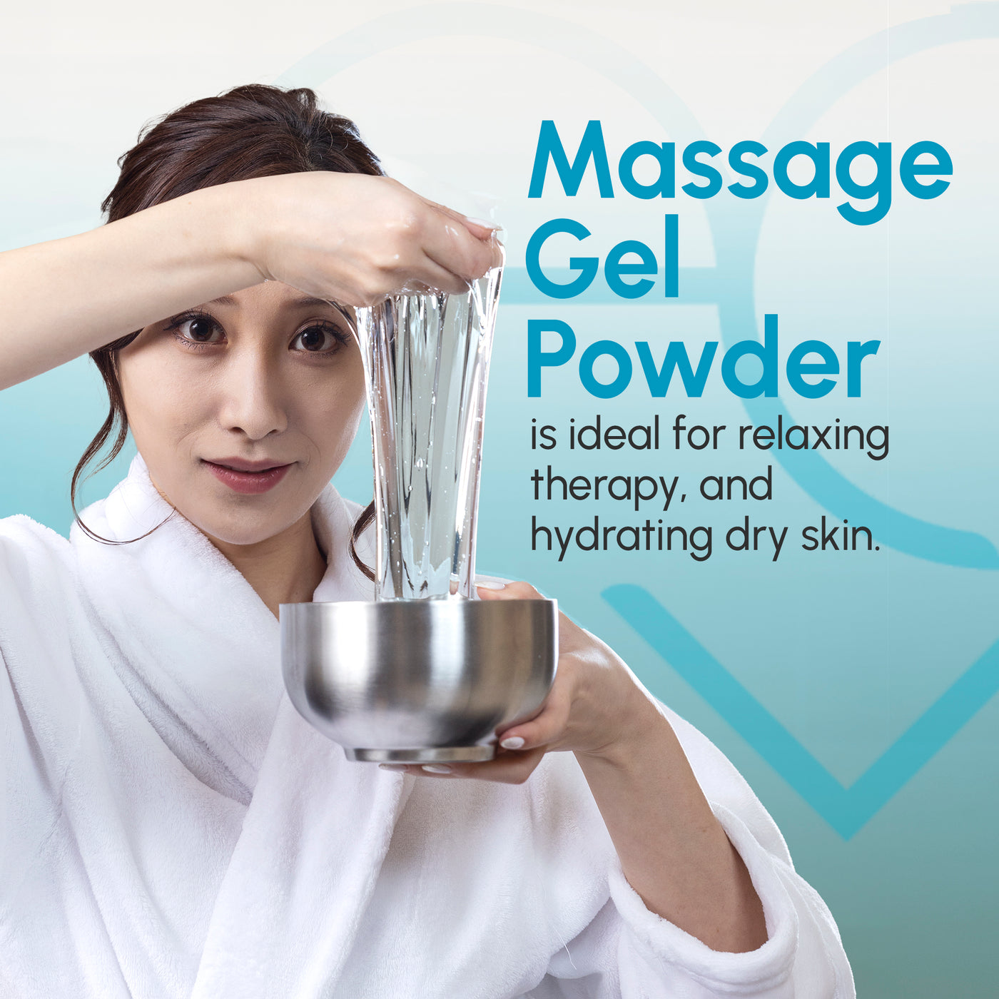 Eroticgel Nuru Massage Gel Powder - Seaweed and Green Tea Extract 500g