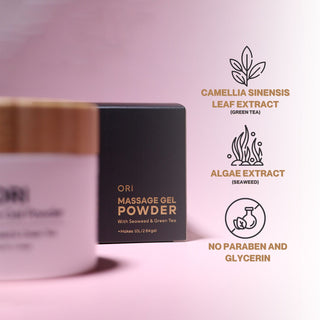 Matsuri Edition Japanese Nuru Massage Gel Powder | Formulated With Seaweed & Green Tea | Vegan