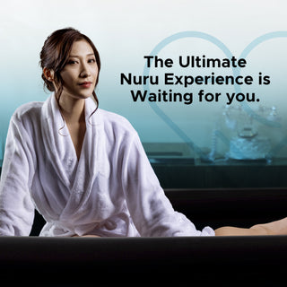 Inflatable Nuru Massage Sheet | Manual Inflation | 210cm x 156cm x 16cm | With or Without Handles | Raised Border, Wipe Clean