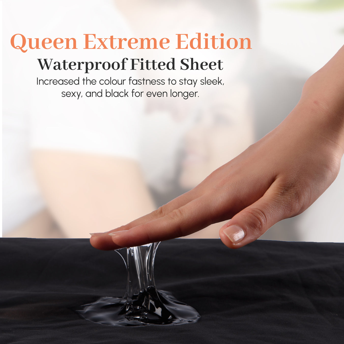 Eroticgel Queen Waterproof Fitted Sheet EXTREME Edition 152cm x 203cm + 35cm (60″ x 80″ +14″)