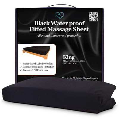 Eroticgel King Waterproof Fitted Sheet 183cm x 203cm + 35cm (72″x 80″ + 14″)