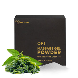 Matsuri Edition Japanese Nuru Massage Gel Powder | Seaweed & Green Tea | Made in Japan | Vegan | Fragrance-Free | Water-Based