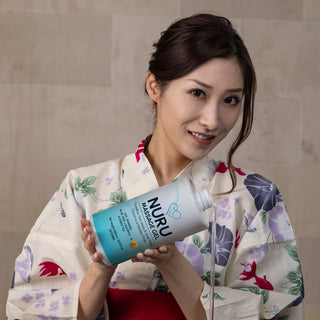 Nuru Massage Gel 1000ml / 33.81 oz with Aloe Vera, Seaweed, Green Tea, Liquorice, and Vitamin B5