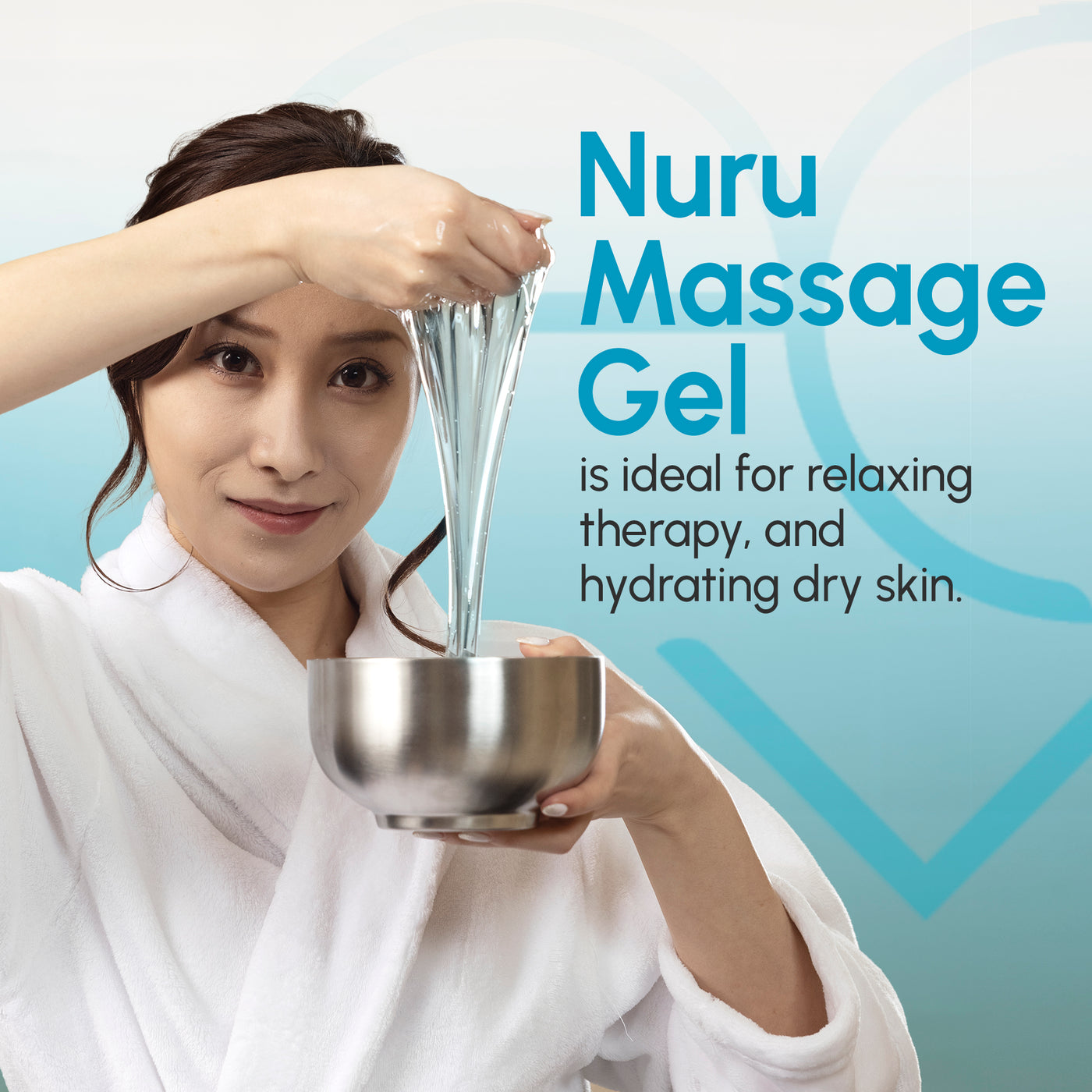 Eroticgel Nuru Massage Gel 500ml / 16.9 oz with Aloe Vera, Seaweed, Green Tea, Liquorice, and Vitamin B5