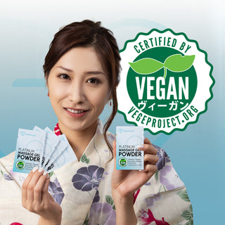 Platinum Edition Japanese Nuru Massage Gel Powder & Bowl Set | Vegan