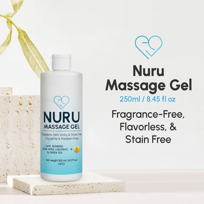 Eroticgel Nuru Massage Gel 500ml / 16.9 oz with Aloe Vera, Seaweed, Green Tea, Liquorice, and Vitamin B5