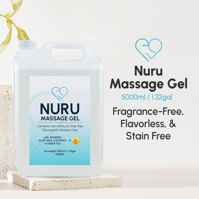 Eroticgel Nuru Massage Gel 5000ml / 1.32 gal with Aloe Vera, Seaweed, Green Tea, Liquorice, and Vitamin B5