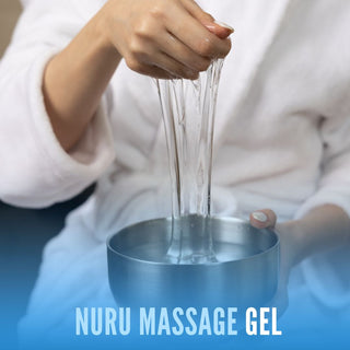 Nuru Massage Gel 1000ml / 33.81 oz with Aloe Vera, Seaweed, Green Tea, Liquorice, and Vitamin B5