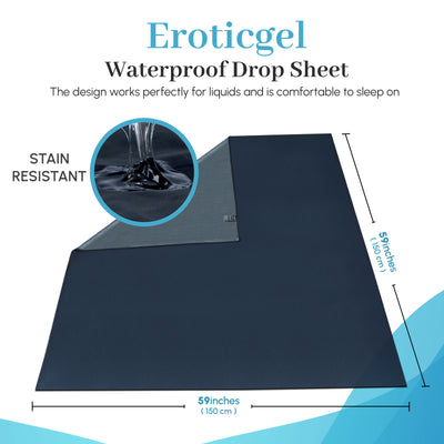 Eroticgel Waterproof Drop Sheet 150cm x 150cm (59″x 59″)