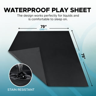 Eroticgel Waterproof Play Sheet 200cm x 200cm (79″x 79″)
