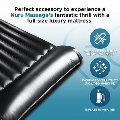 Eroticgel Nuru Inflatable Massage Air Mattress 223cm x 122cm x 15cm with Air Pump