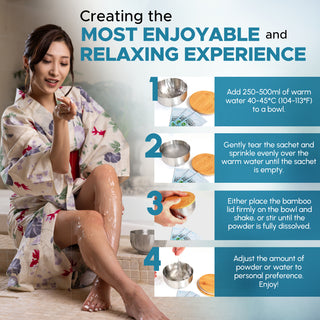 Platinum Edition Japanese Nuru Massage Gel Powder & Bowl Set | Vegan