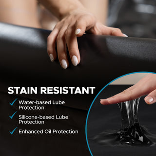 Nuru Inflatable Waterproof Massage Sheet with Handles 210cm x 156cm x 16cm (83’’ x 61’’ x 6’’)