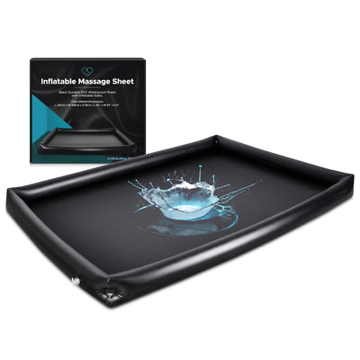 Nuru Inflatable Waterproof Massage Sheet 210cm x 156cm x 16cm (83’’ x  61’’ x 6’’)