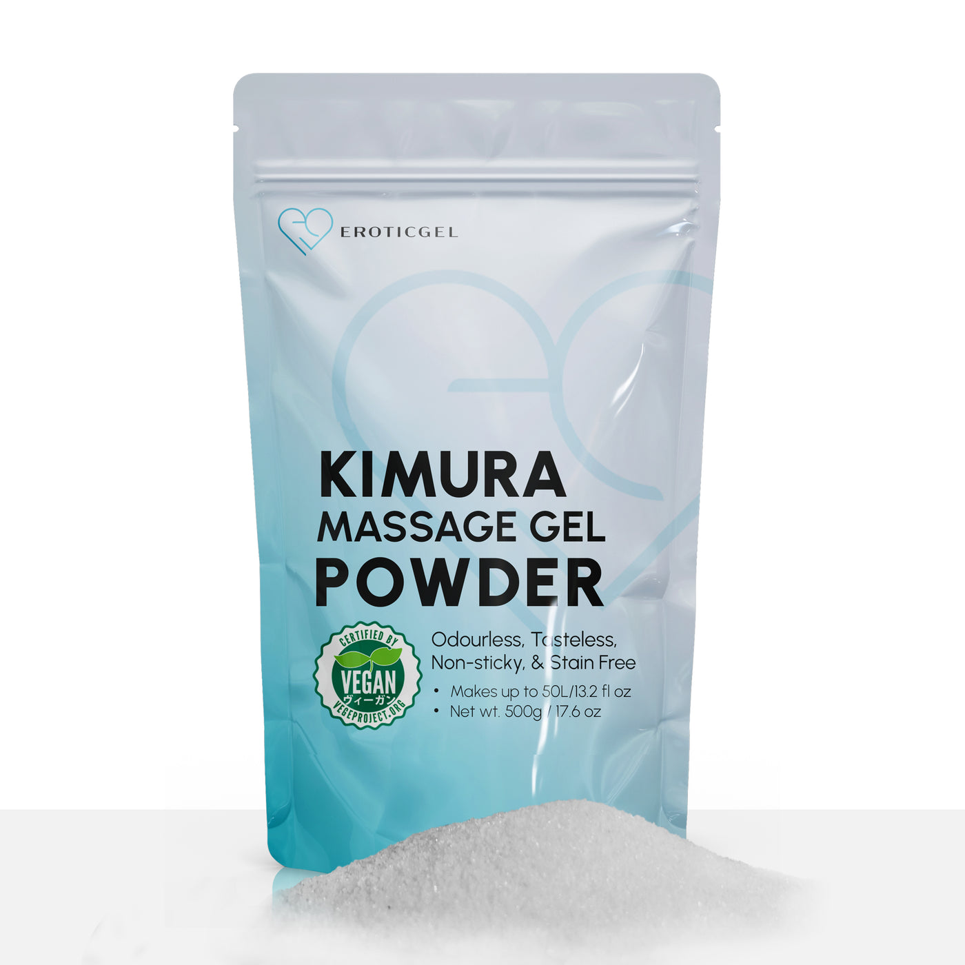 Premium Massage Gel Powder - 500g Makes 50L/ 13.2gal