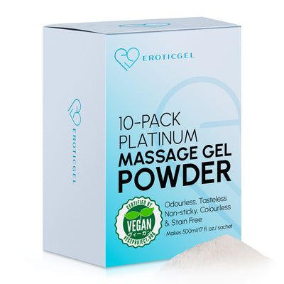 Eroticgel Platinum Massage Gel Powder 5g - Travel Pack - Vegan