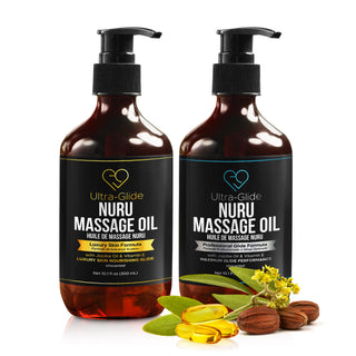 Eroticgel Ultra-Glide Nuru massage oil, Luxury Skin and Professional Glide formulas