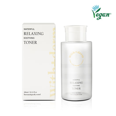 With+derm Waterful Relaxing Soothing Toner (300ml)