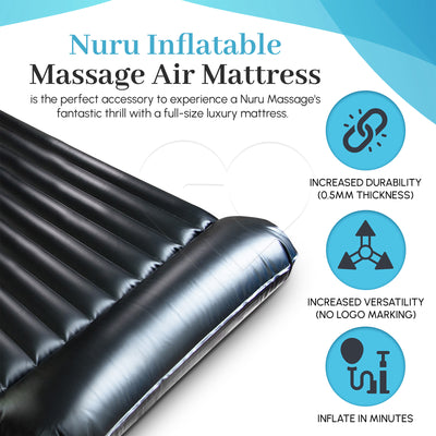 Eroticgel Nuru Inflatable Massage Air Mattress 223cm x 122cm x 15cm (80.7″ x 48″ x 4.7″)